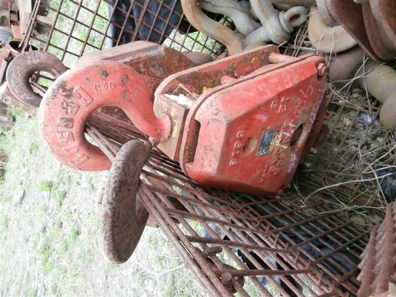 Johnson 15 Ton Single Sheave Hook Block