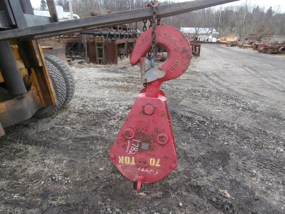 Johnson 70 Ton 4 Sheave Hook Block