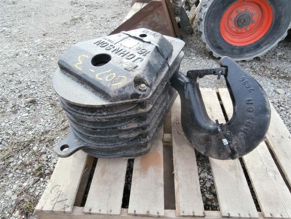 Johnson 60 Ton 5 Sheave Hook Block